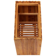 Jardinière en bois d'acacia massif 50x30x50 cm v2917 - Vetonek