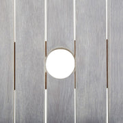 Set de comedor de jardín 7 piezas madera maciza de acacia gris V3105 Vetonek