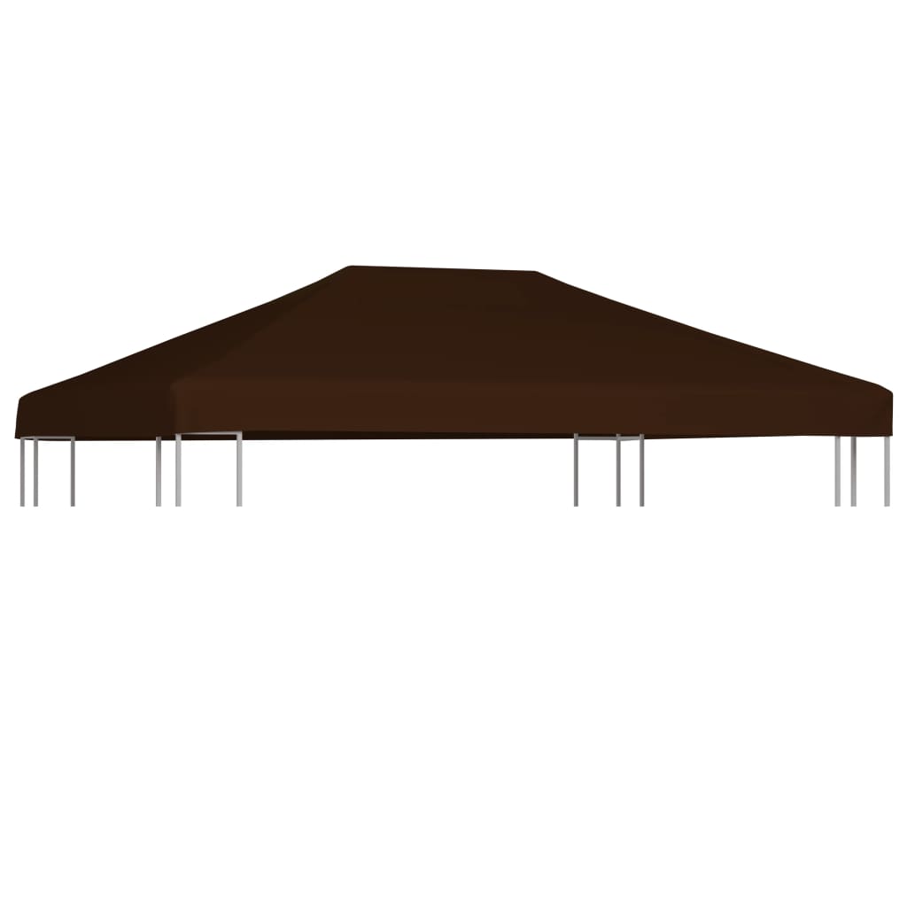 Vetonek Toldo de cenador marrón 310 g/m² 3x4 m 