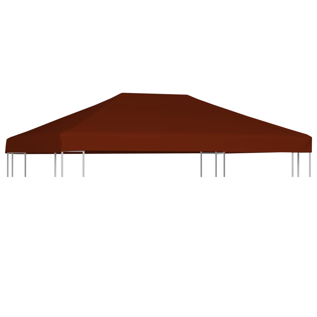 Vetonek Toldo de cenador terracota 310 g/m² 3x4 m