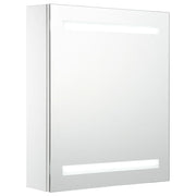 Vetonek Mueble de baño con espejo LED 50x13,5x60 cm