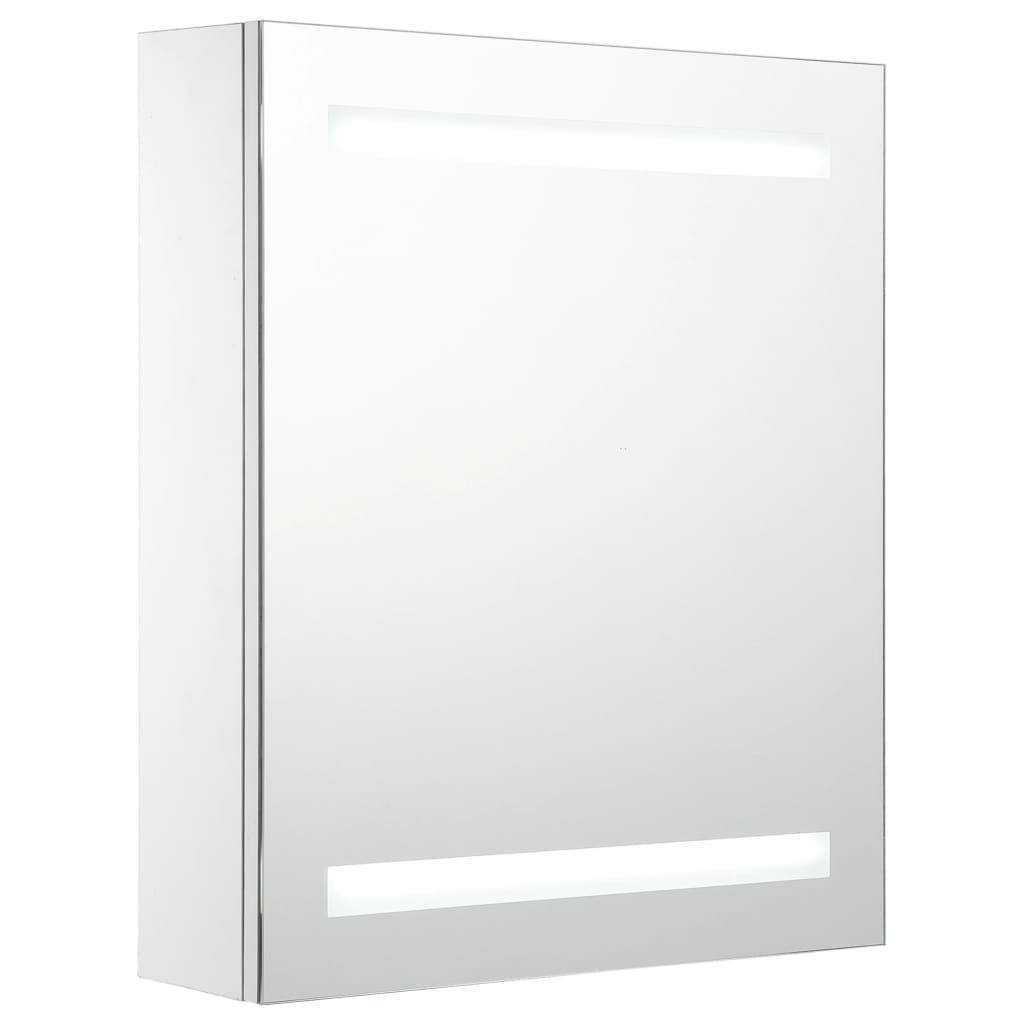 Vetonek Mueble de baño con espejo LED 50x13,5x60 cm