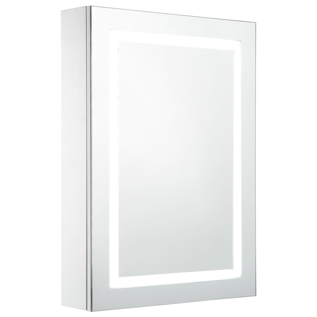 Mueble de baño con espejo LED 50x13x70 cm