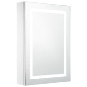 Vetonek Mueble de baño con espejo LED 50x13x70 cm