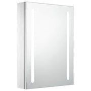 Vetonek Mueble de baño con espejo LED 50x13x70 cm