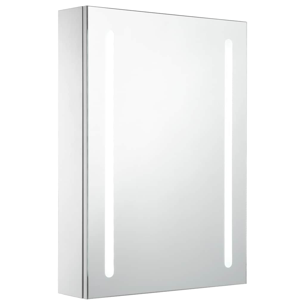Vetonek Mueble de baño con espejo LED 50x13x70 cm