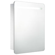 Vetonek Mueble de baño con espejo LED 60x11x80 cm