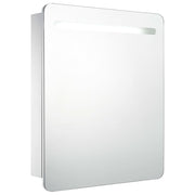 Vetonek Mueble de baño con espejo LED 68x9x80 cm