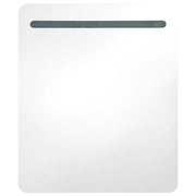 Mueble de baño con espejo led 68x9x80 cm v8452 - Vetonek