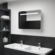 Mueble de baño con espejo led 80x9,5x55 cm v8469 Vetonek