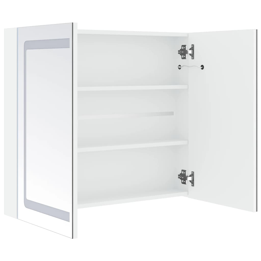 Mueble de baño con espejo led 80x12,2x68 cm v8483 - Vetonek