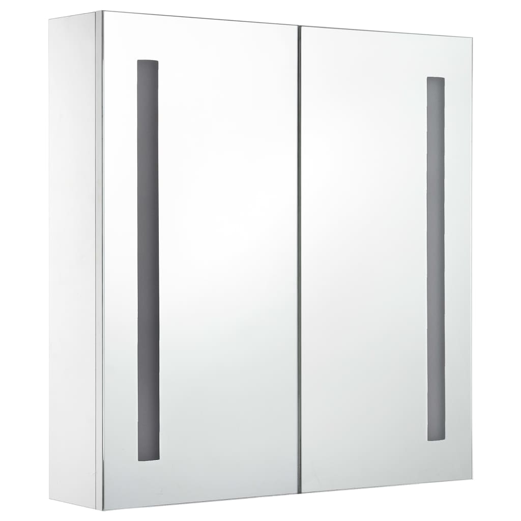 Mueble de baño con espejo led 60x14x62 cm v8490 - Vetonek