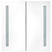 Mueble de baño con espejo led 60x14x62 cm v8490 - Vetonek