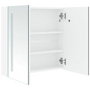 Mueble de baño con espejo led 60x14x62 cm v8490 - Vetonek