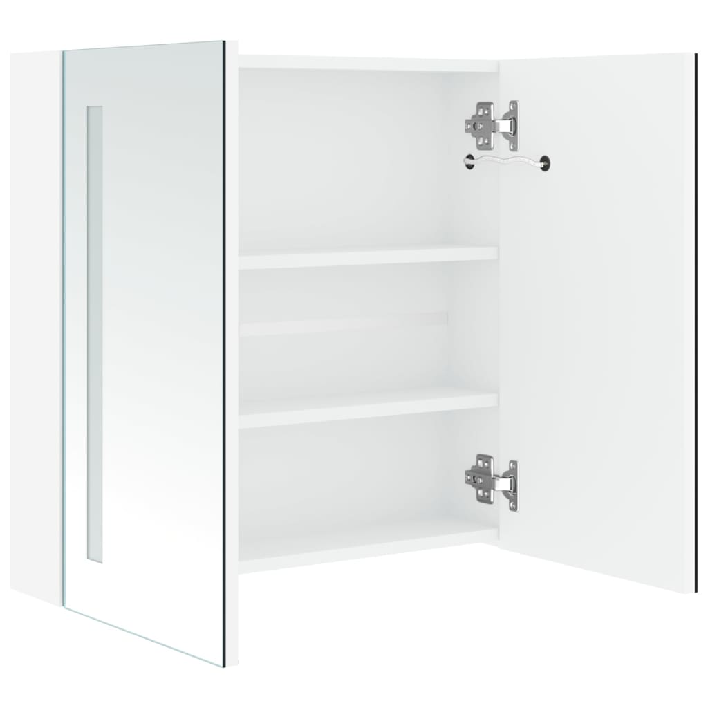 Mueble de baño con espejo led 60x14x62 cm v8490 - Vetonek