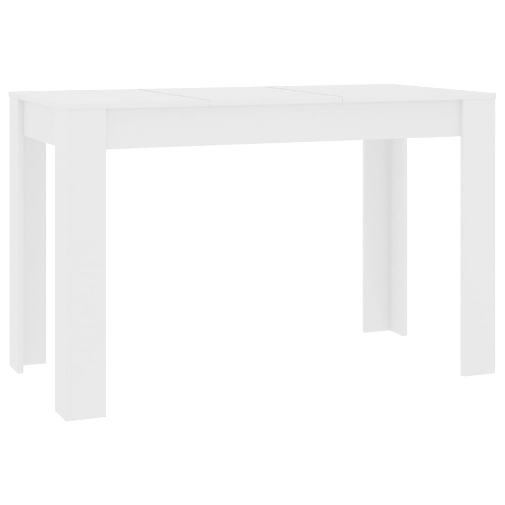 Mesa de comedor de madera de ingeniería blanco 120x60x76 cm vidaXL