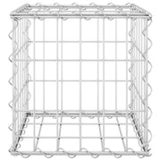 Jardinera de gaviones cúbico alambre de acero 30x30x30 cm v4767 - Vetonek