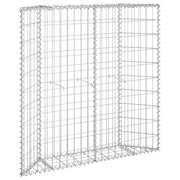 Arriate de gaviones de trapecio acero galvanizado 100x20x100 cm v4811 Vetonek
