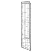 Arriate de gaviones de trapecio acero galvanizado 100x20x100 cm v4811 Vetonek