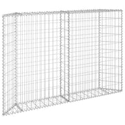 Arriate de gaviones de trapecio acero galvanizado 150x20x100 cm v4828 Vetonek