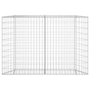 Arriate de gaviones de trapecio acero galvanizado 150x20x100 cm v4828 Vetonek