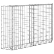 Arriate de gaviones de trapecio acero galvanizado 150x20x100 cm v4828 Vetonek