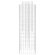 Jardinera de gaviones forma de h alambre de acero 260x40x120 cm v4903 - Vetonek