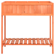 Jardinera huerto madera maciza de abeto 80x60x80 cm v8055 - Vetonek