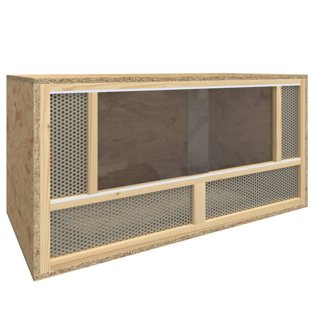 Vetonek Terrario de madera contrachapada 80x40x40 cm