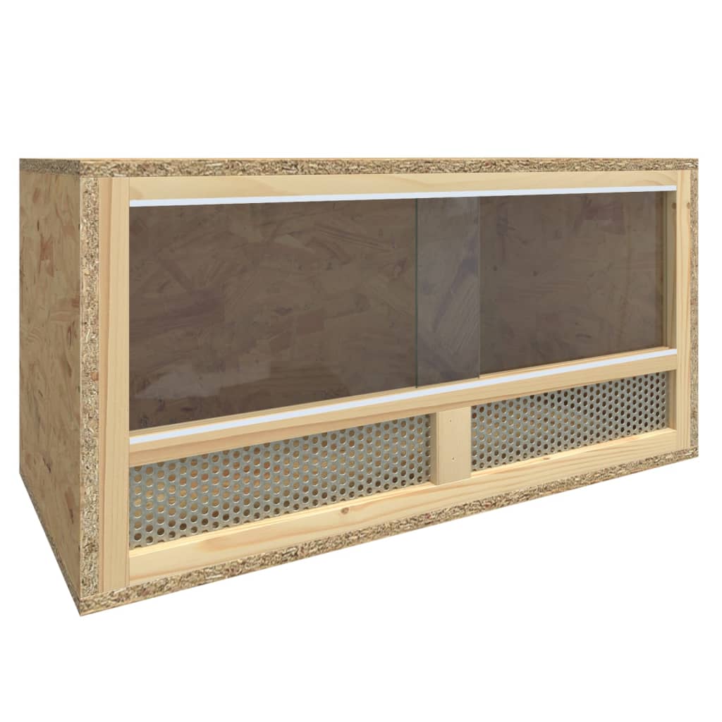 Vetonek Terrario de madera contrachapada 60x30x30 cm