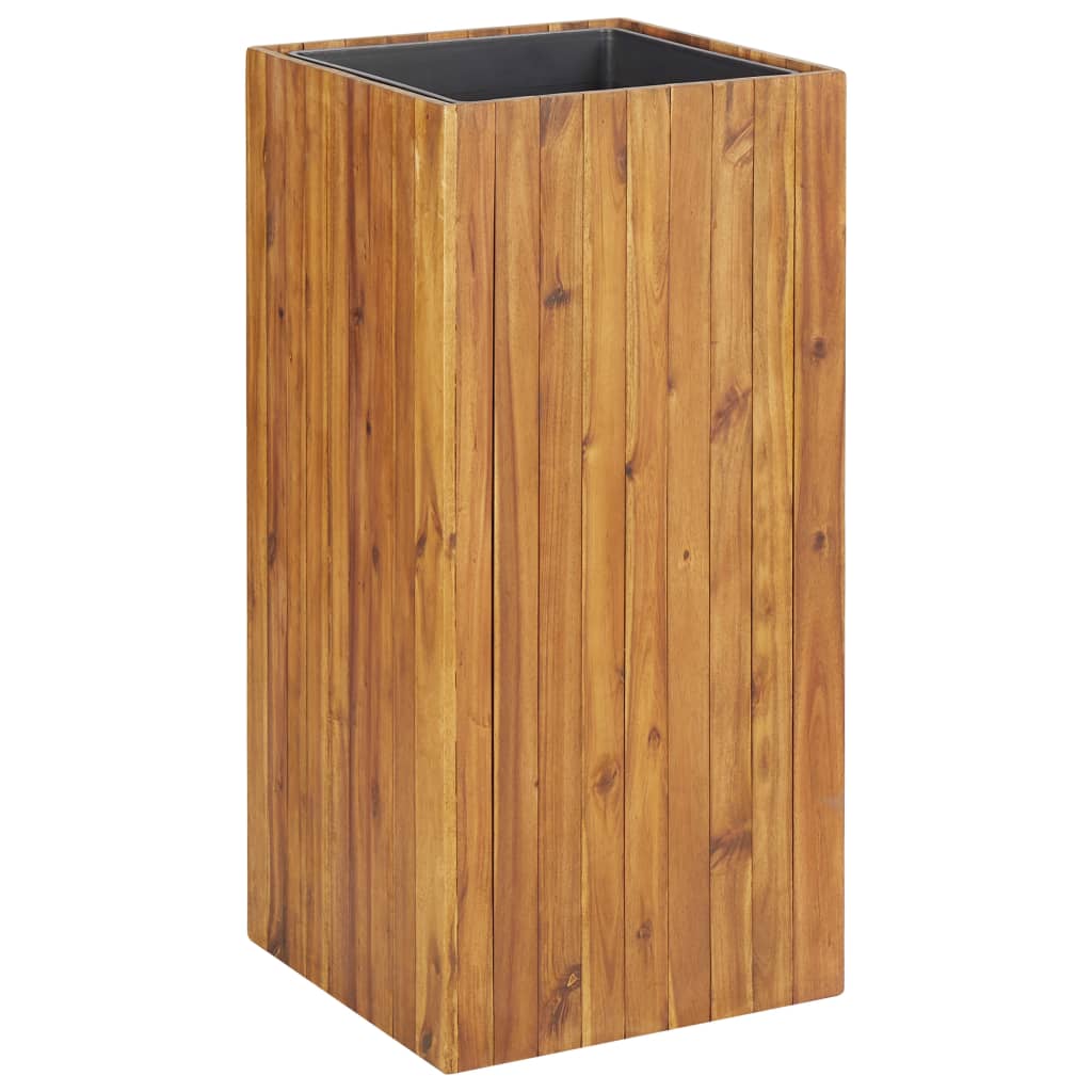 Parterre de fleurs en bois d'acacia massif 43,5x43,5x90 cm v3950 Vetonek