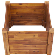 Jardinière en bois d'acacia massif 60x60x44 cm v4001 - Vetonek