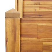 Jardinière 2 étages bois d'acacia massif 160x75x84 cm v4070 - Vetonek