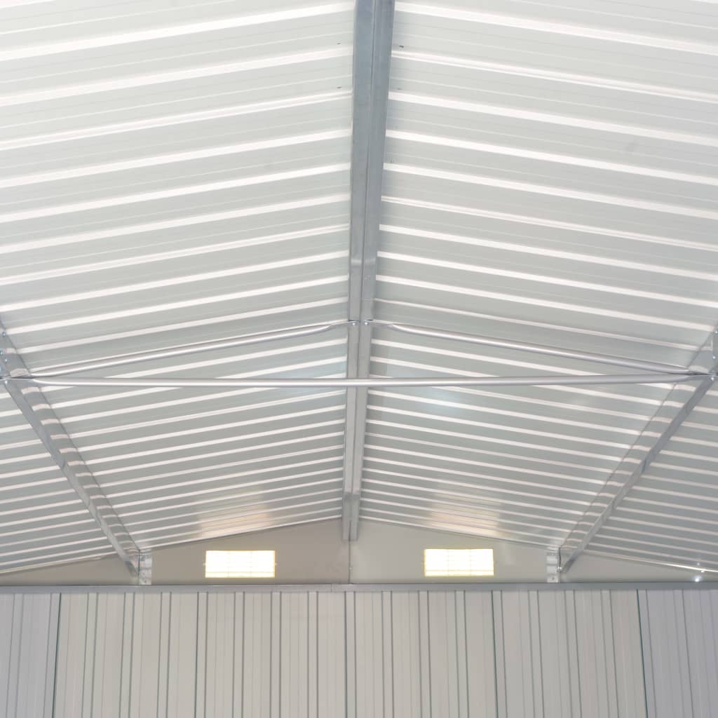 Cobertizo de jardín acero galvanizado marrón 257x779x181 cm V6776 Vetonek