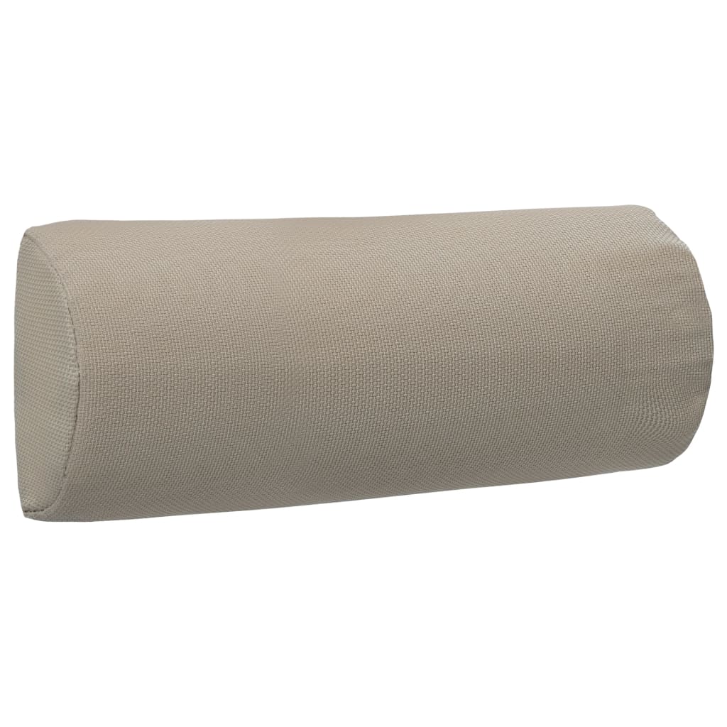 Vetonek Reposacabezas de silla jardín textilene gris taupe 40x7,5x15 cm