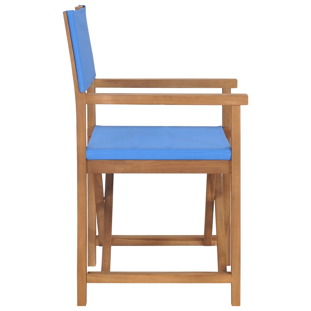 Blue Teak Wooden Wooden Chair