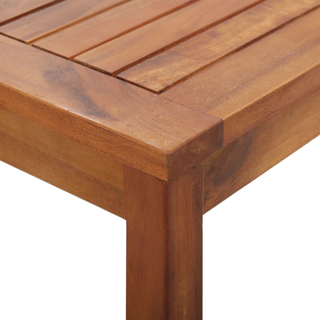 Muebles de jardín 4 piezas con cojines madera maciza de acacia vidaXL