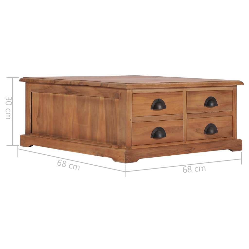 Massy Wooden Center Tabelle 68x68x30 cm