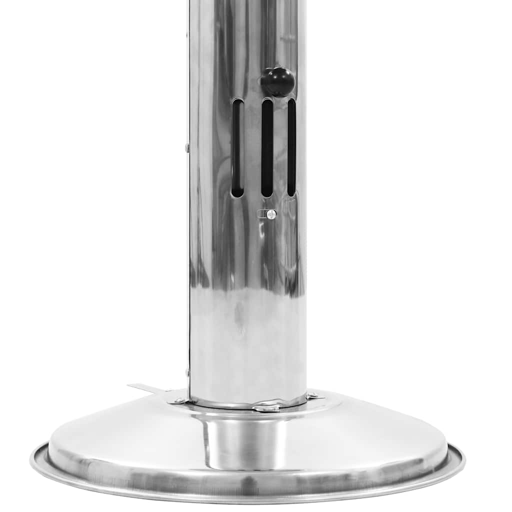 Barbacoa de carbón con pedestal de acero inoxidable v5631 Vetonek