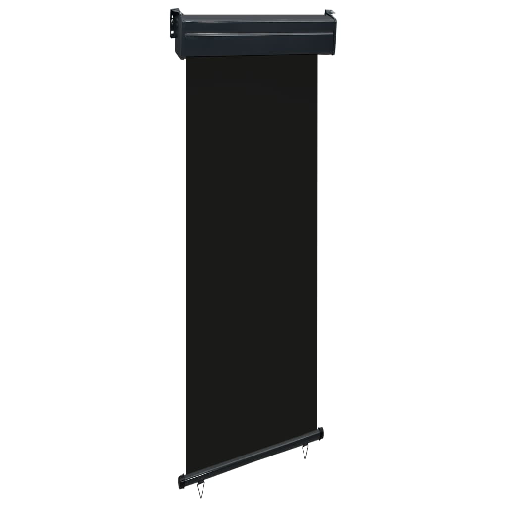 Toldo lateral de balcón negro 65x250 cm v6379 Vetonek