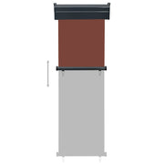 Toldo lateral de balcón marrón 65x250 cm v6423 - Vetonek