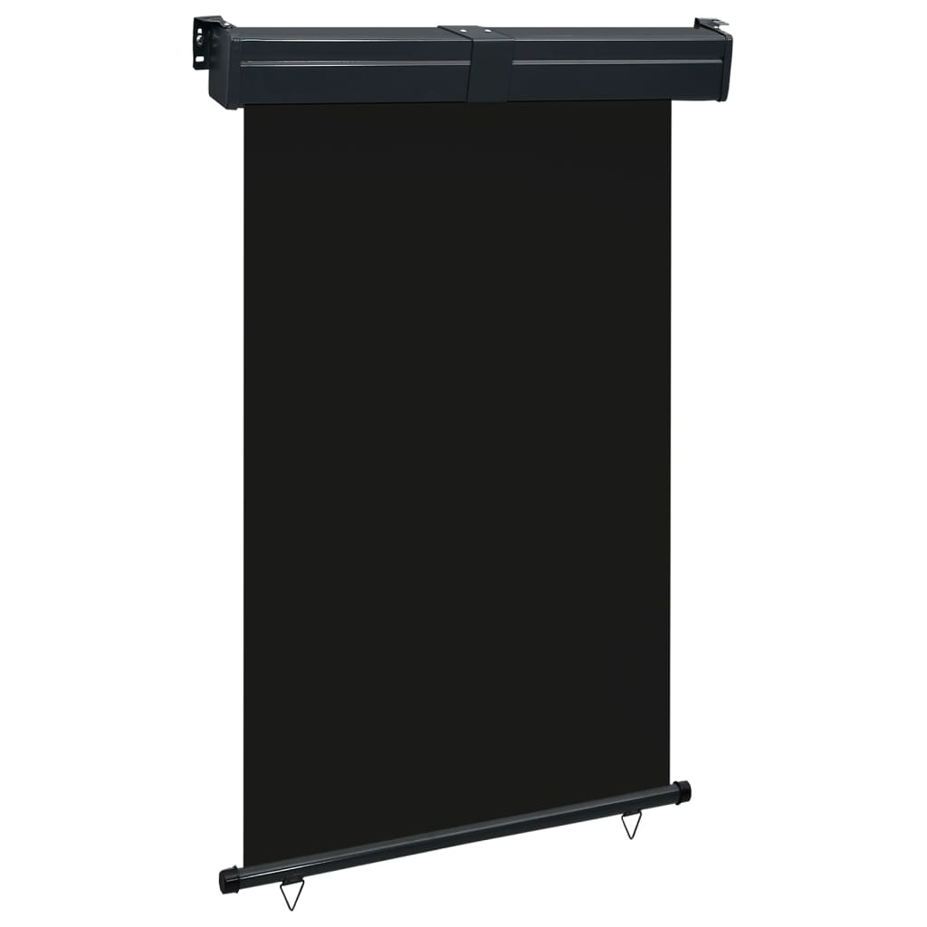 Toldo lateral de balcón negro 125x250 cm v6553 Vetonek