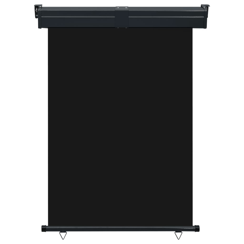 Vetonek Toldo lateral de balcón negro 125x250 cm