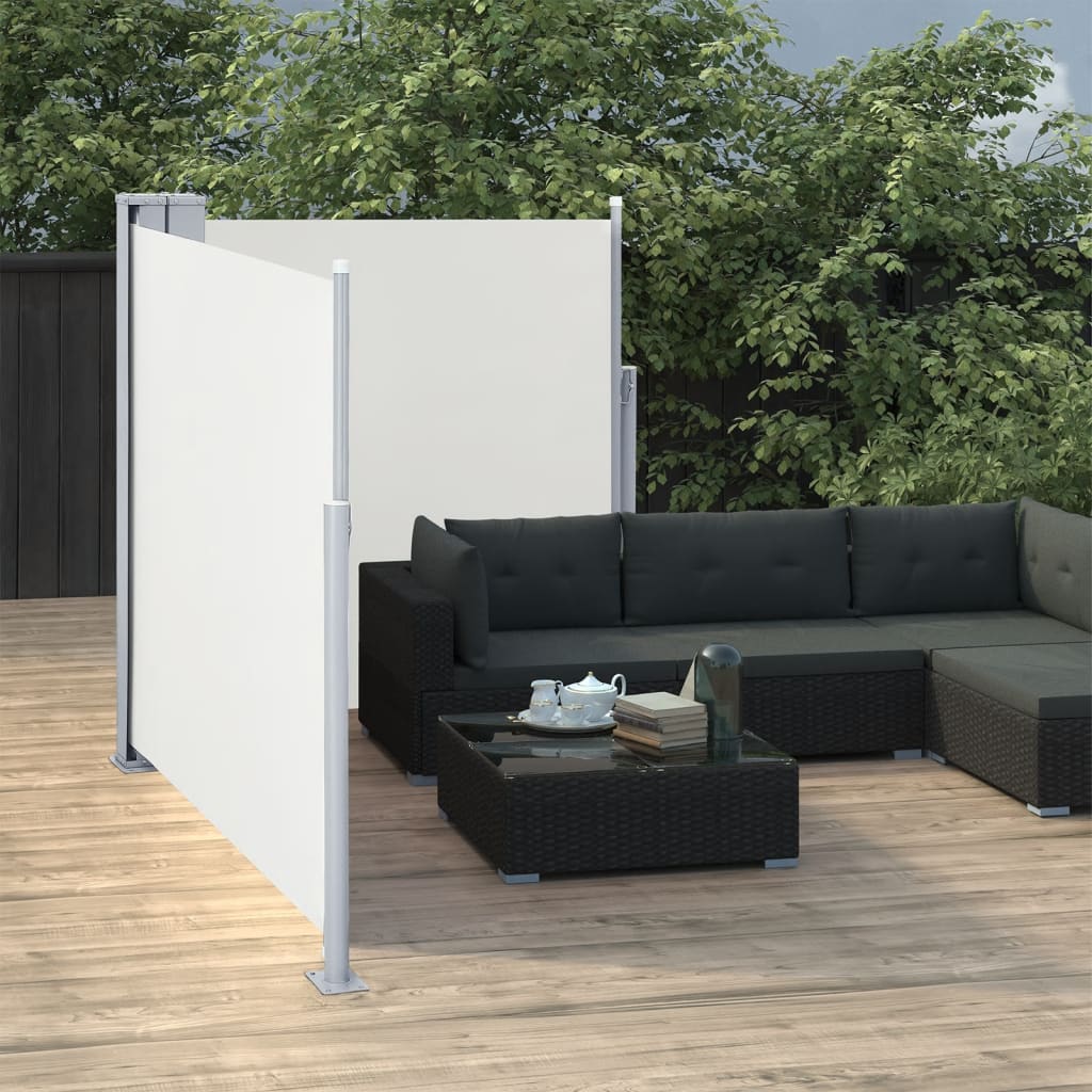 Vetonek Toldo lateral retráctil color crema 100x600 cm