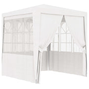 Carpa profesional fiestas con paredes blanco 90 g/m² 2,5x2,5 m v7611 Vetonek