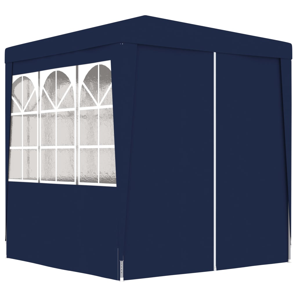 Carpa profesional de fiestas con paredes azul 90 g/m² 2,5x2,5 m - Vetonek
