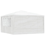 Vetonek Carpa profesional para fiestas con paredes blanco 90 g/m² 4x4 m