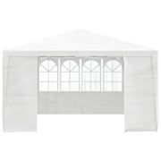 Carpa profesional para fiestas con paredes blanco 90 g/m² 4x4 m v7680 - Vetonek