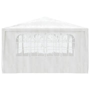 Carpa profesional para fiestas con paredes blanco 90 g/m² 4x4 m v7680 - Vetonek