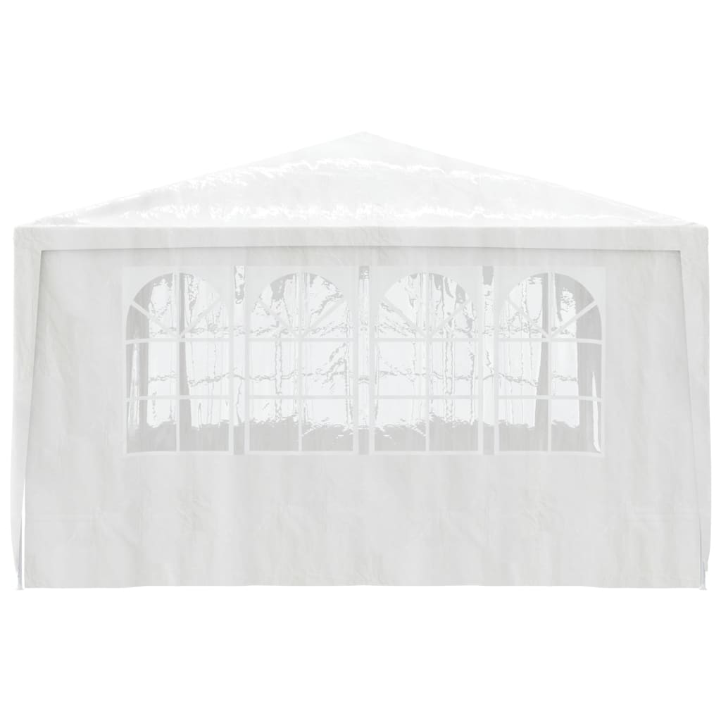 Carpa profesional para fiestas con paredes blanco 90 g/m² 4x4 m v7680 - Vetonek